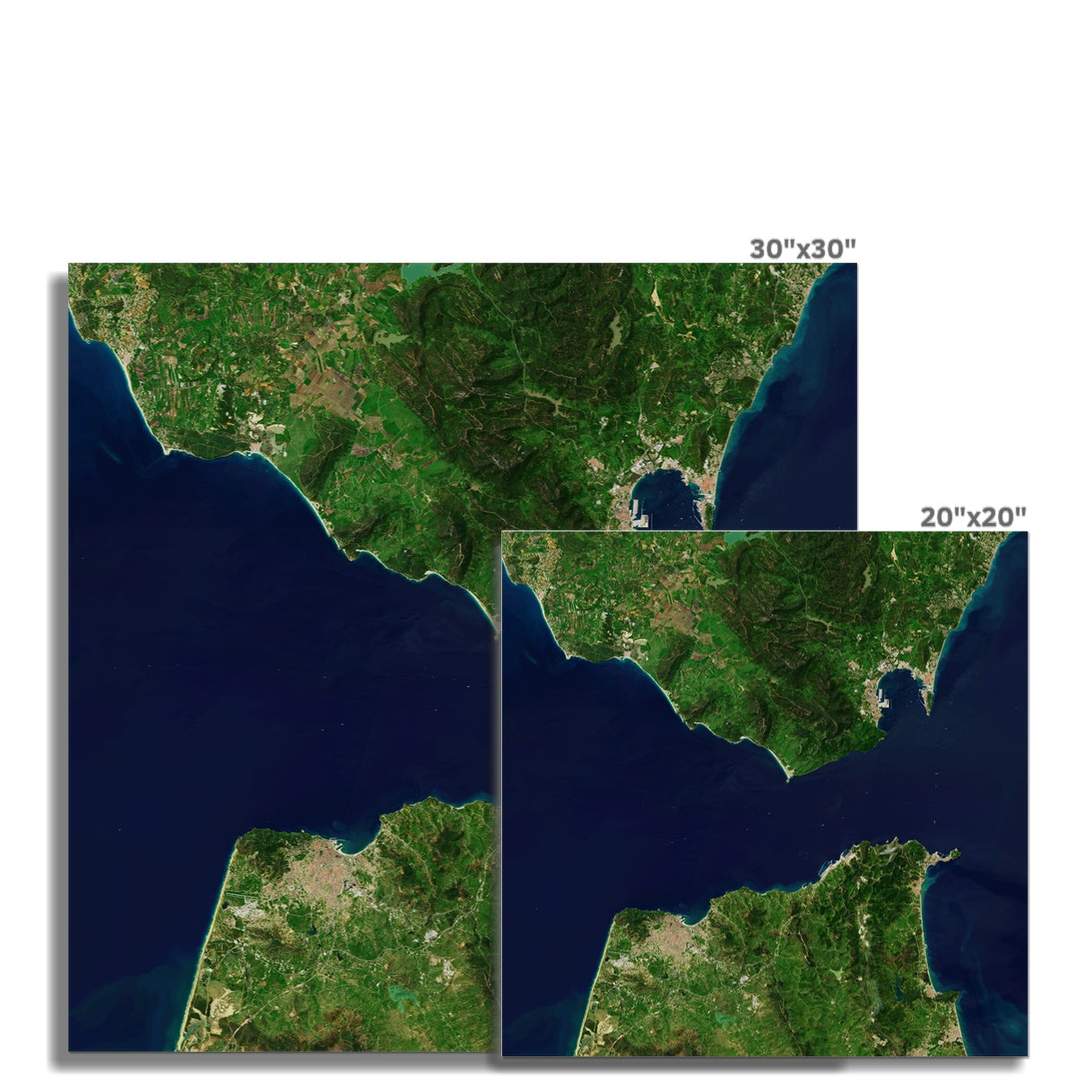 Strait of Gibraltar Wall Art Poster