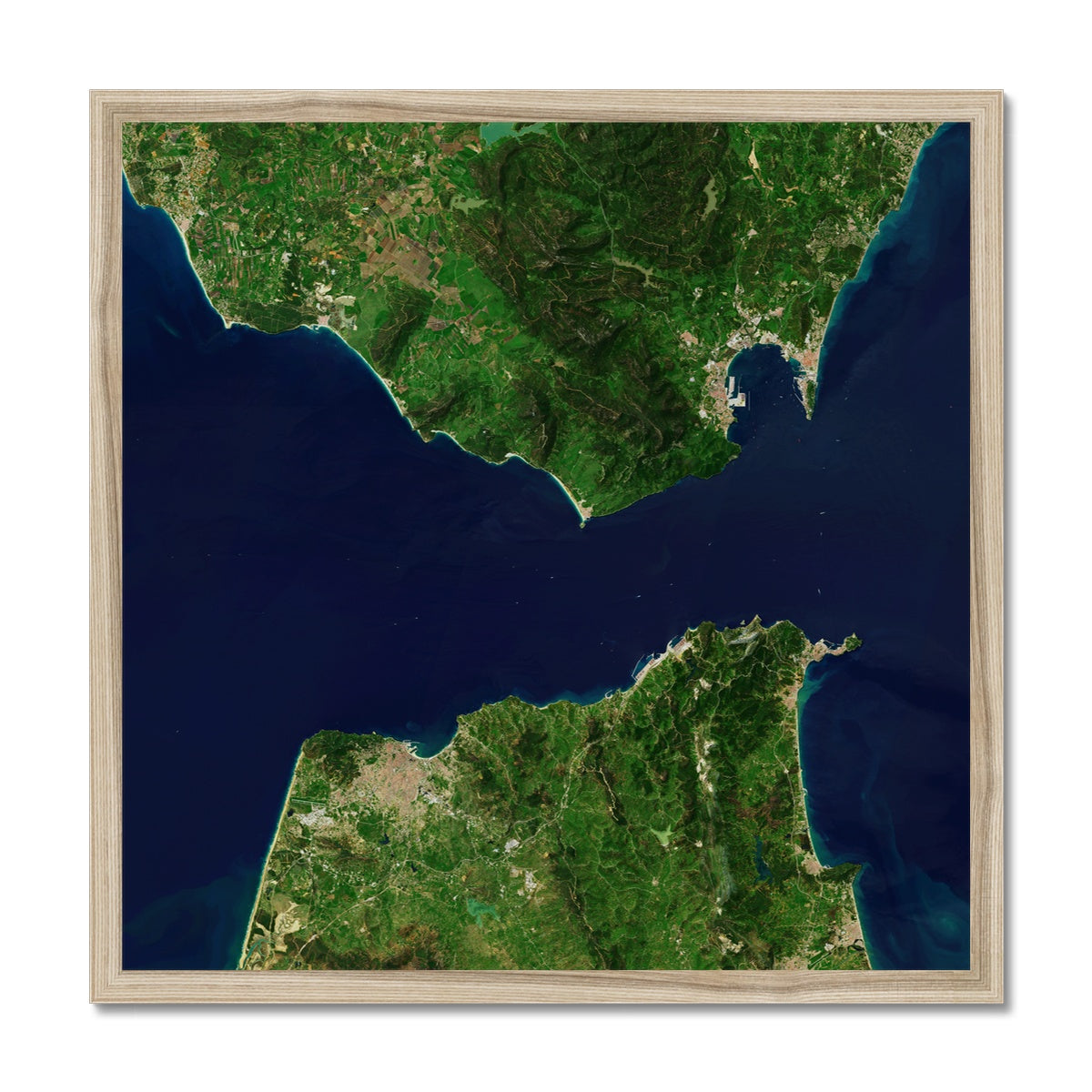 Strait of Gibraltar Framed Print