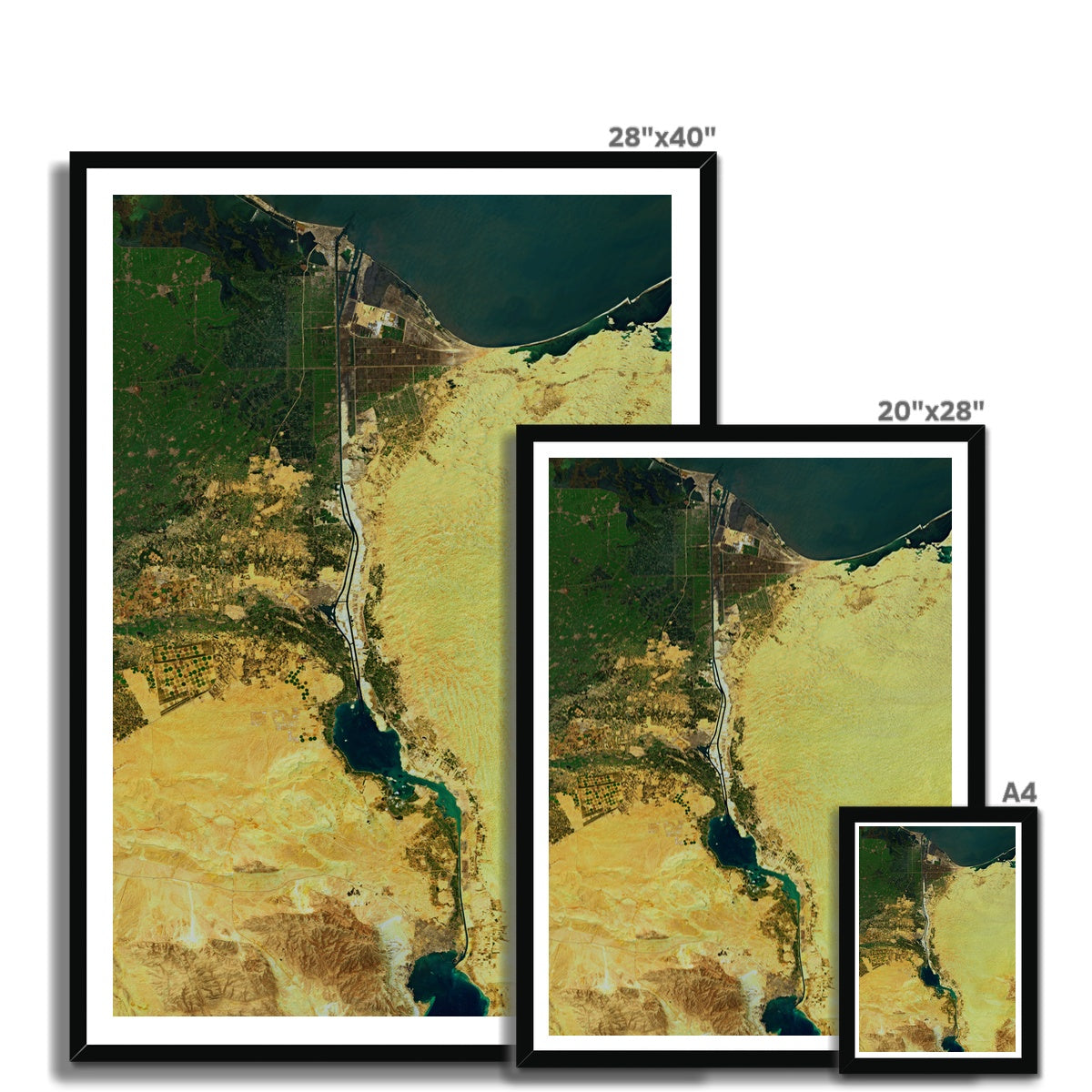 Suez Canal Framed Print