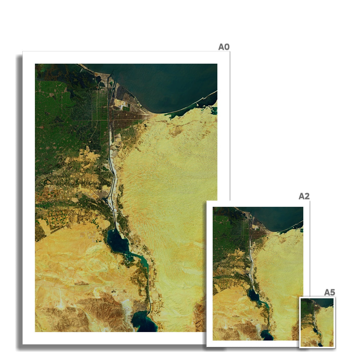 Suez Canal Fine Art Print