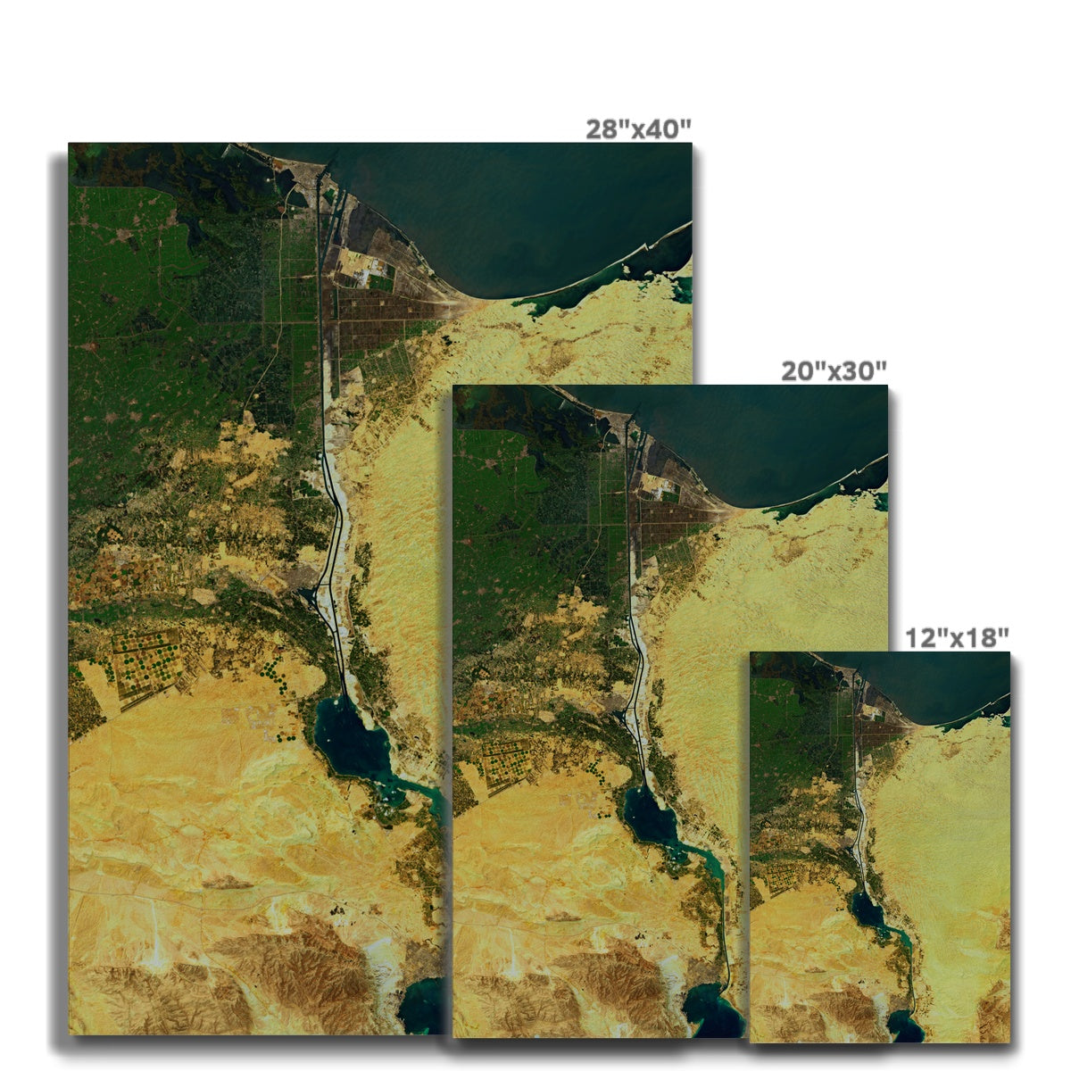 Suez Canal Canvas