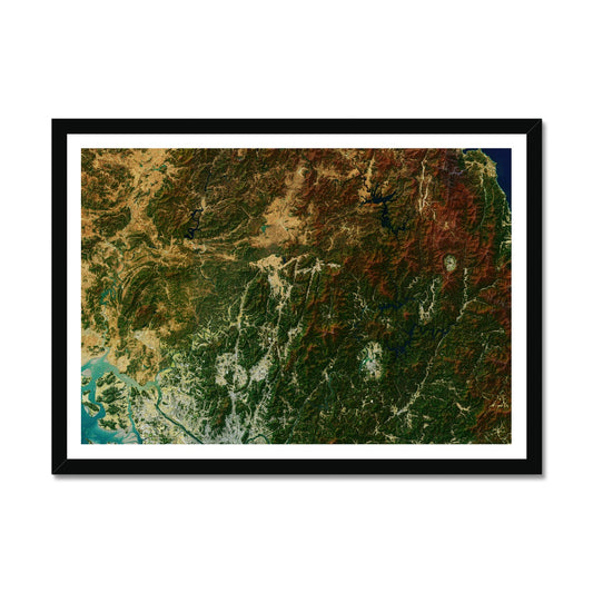 Korean Demilitarised Zone Framed Print